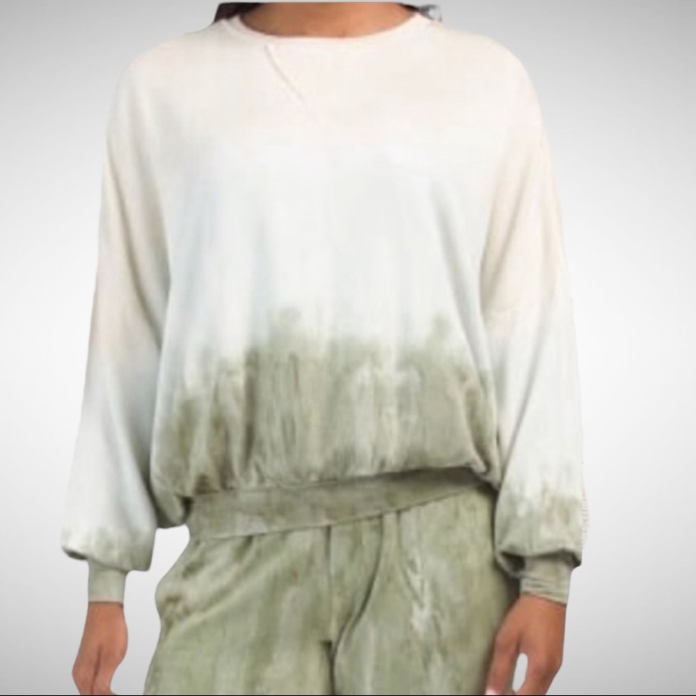 Young Fabulous & Broke Ombré Tie Dye Sweatshirt S